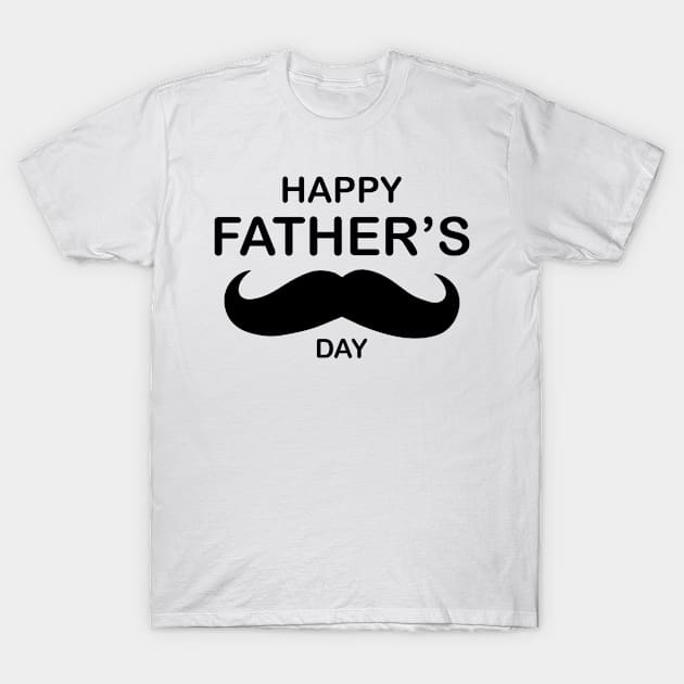 Super Dad Mustache Happy Fathers Day T-Shirt by rakutenmallor